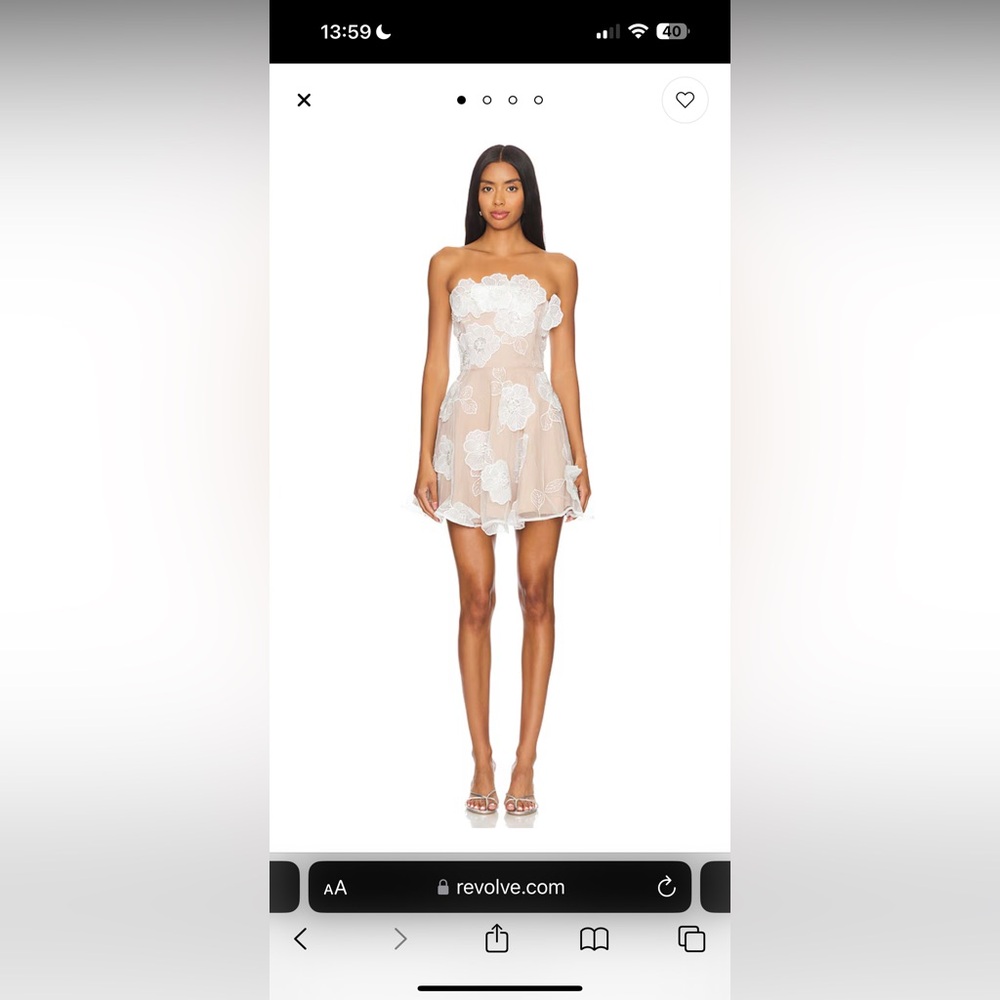 Dahlia Mini Dress in Ivory & Nude
ELLIATT new with tags size XS